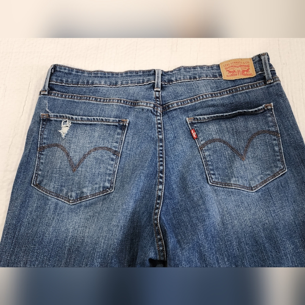 Levi's Jeans Womens Size 32 Mid Rise Skinny Classic - Picture 5 of 5